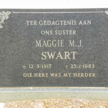 SWART Maggie M.J. 1917-1983