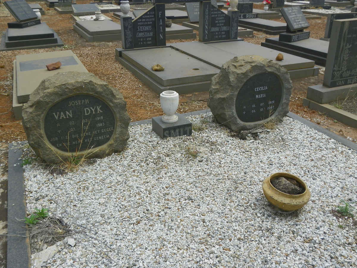 SMIT Joseph van Dyk 1919-1983 &amp; Cecilia Maria 1926-2007
