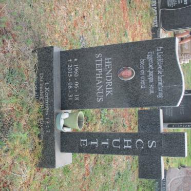SCHUTTE Hendrik Stephanus 1960-2015