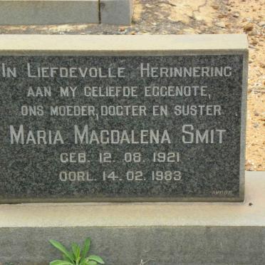 SMIT Maria Magdalena 1921-1983