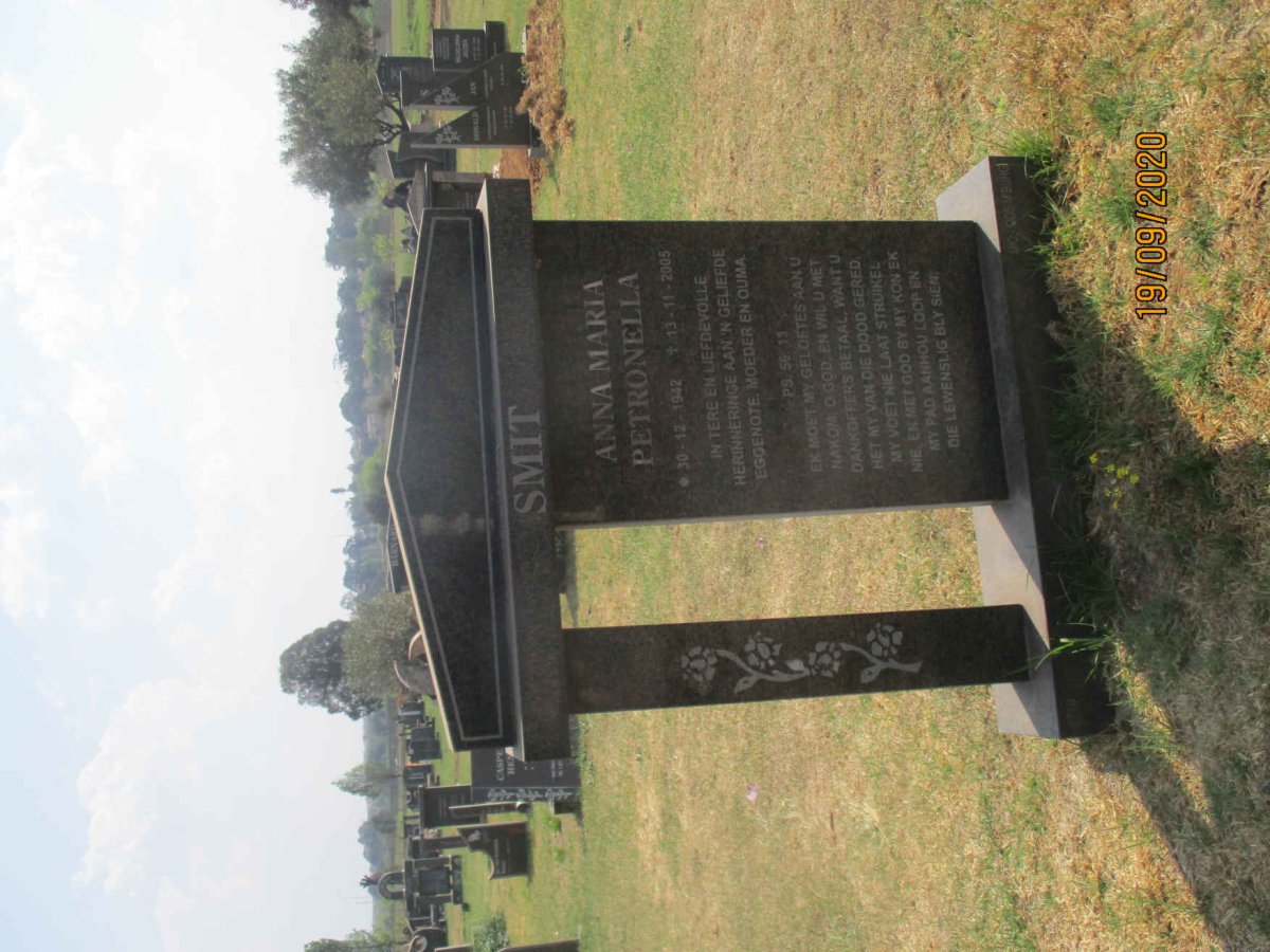 SMIT Anna Maria Petronella 1942-2005