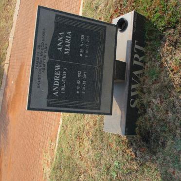 SWART Andrew 1933-2011 &amp; Anna Maria 1936-2014