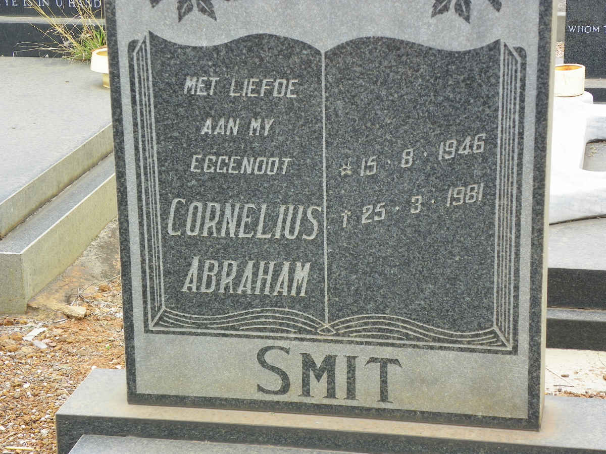 SMIT Cornelius Abraham 1946-1981