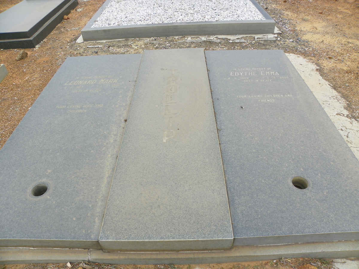 TROLLIP Leonard Mark 1917-1981 &amp; Edythe Emma 1929-2006 #1