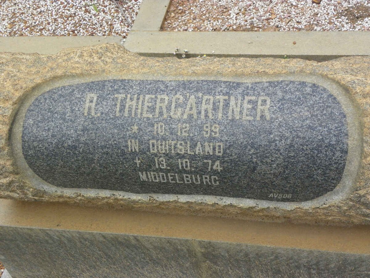 THIERCARTNER R. 1899-1974