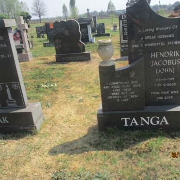 TANGA Hendrik Jacobus 1971-2008