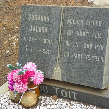 TOIT Susanna Jacoba, du 1890-1983