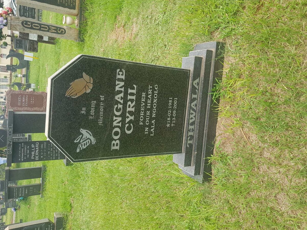 THWALA Bongane Cyril 1981-2001