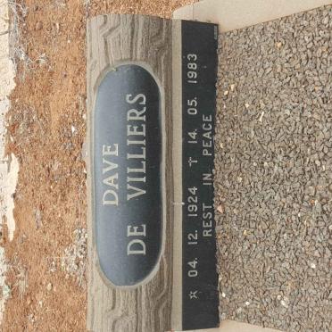 VILLIERS Dave, de 1924-1983