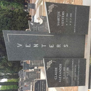 VENTERS Claude Alexander 1935-1981 &amp; Saartjie 1941-2008 #1