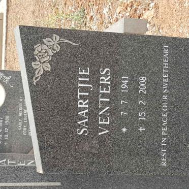 VENTERS Claude Alexander 1935-1981 &amp; Saartjie 1941-2008 #3