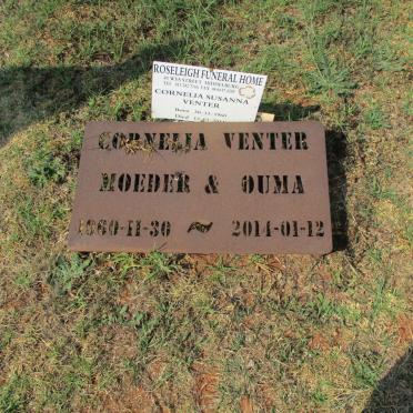 VENTER Cornelia Susanna 1960-2014