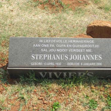 VIVIERS Stephanus Johannes 1930-2006