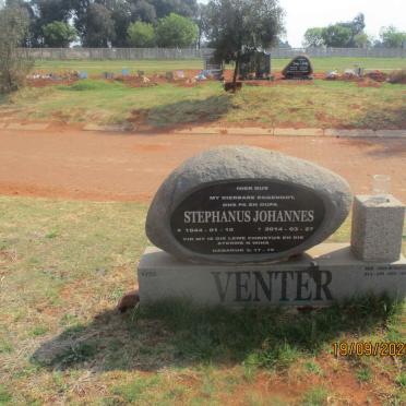 VENTER Stephanus Johannes 1944-2014