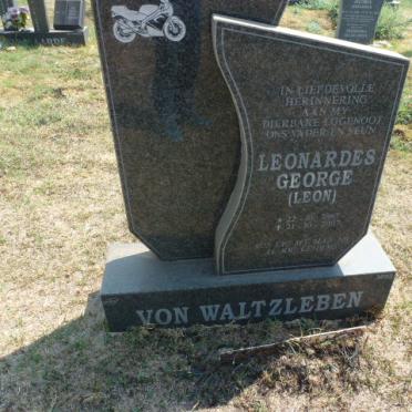 WALTZLEBEN Leonardes George, von 1967-2007