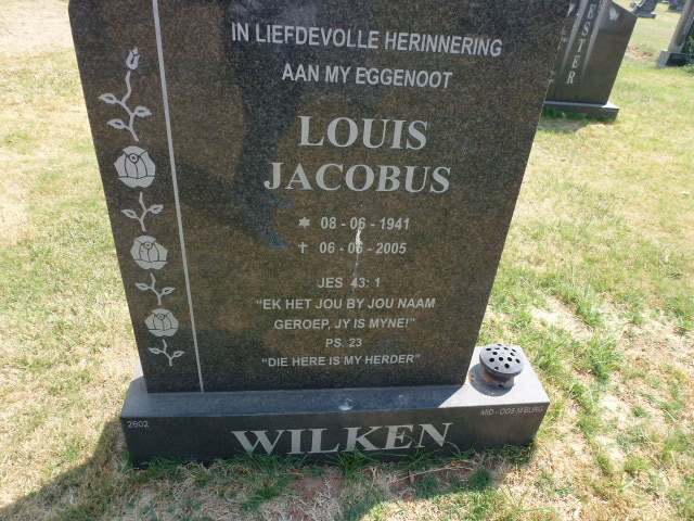 WILKEN Louis Jacobus 1941-2005