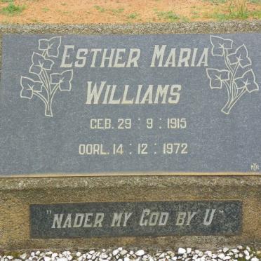 WILLIAMS Esther Maria 1915-1972