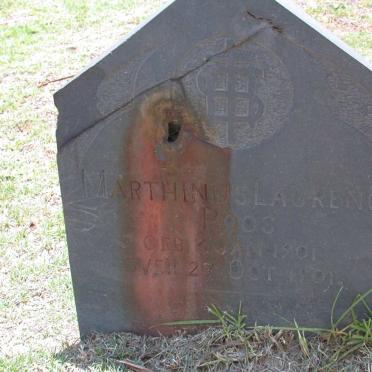 ROOS Martinus Laurence 1901-1901