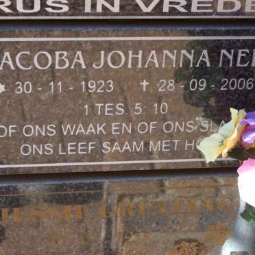 NEL Jacoba Johanna 1923-2006