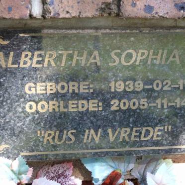VOS Albertha Sophia 1939-2005