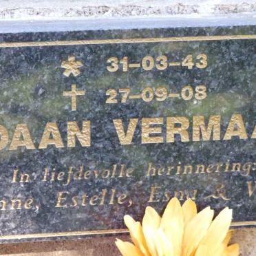 VERMAAS Daan 1943-2008