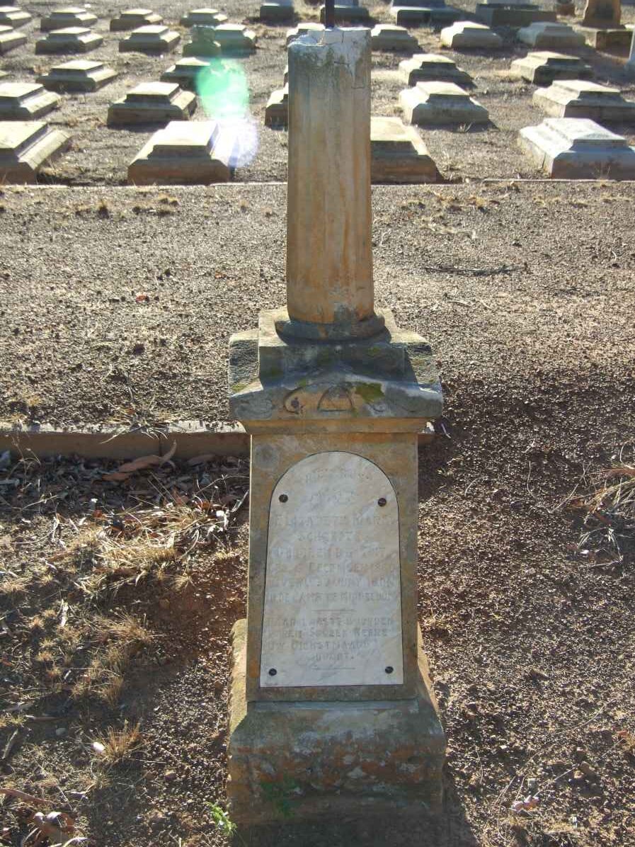 SCHEEPERS Elizabeth Maria nee DU TOIT 1860-1901 #1