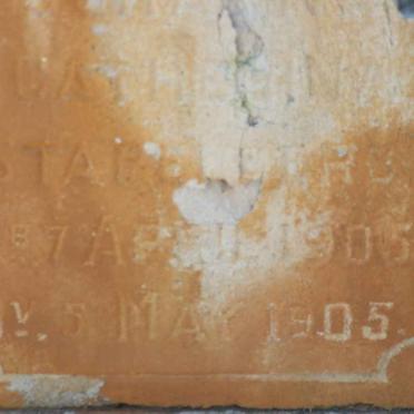 STAPELBERG Johanna Catherina 1905-1905 #2