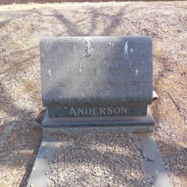 ANDERSON Herbert Sydney 1916-1958