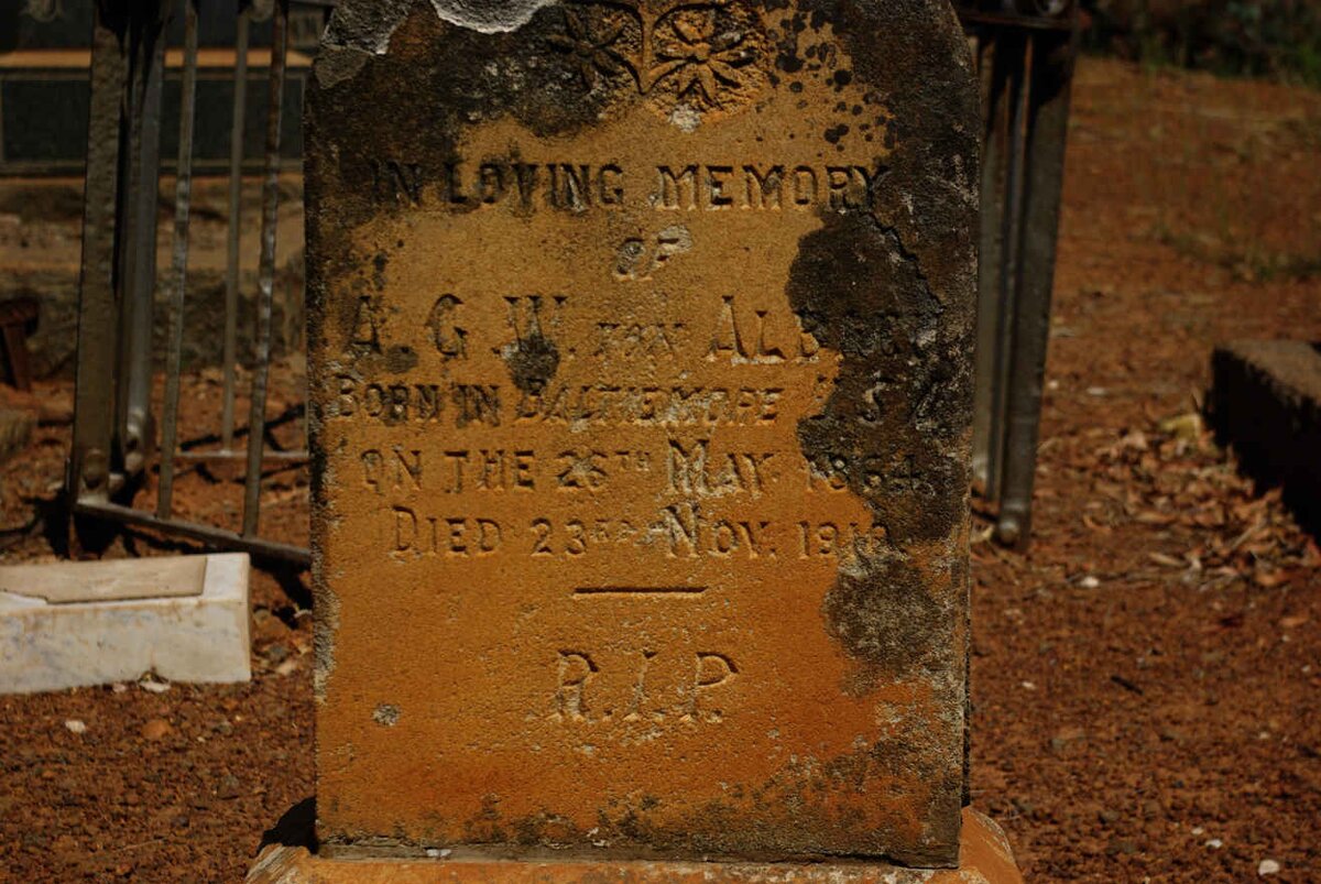 ALB? A.G.W., von 1864-191?