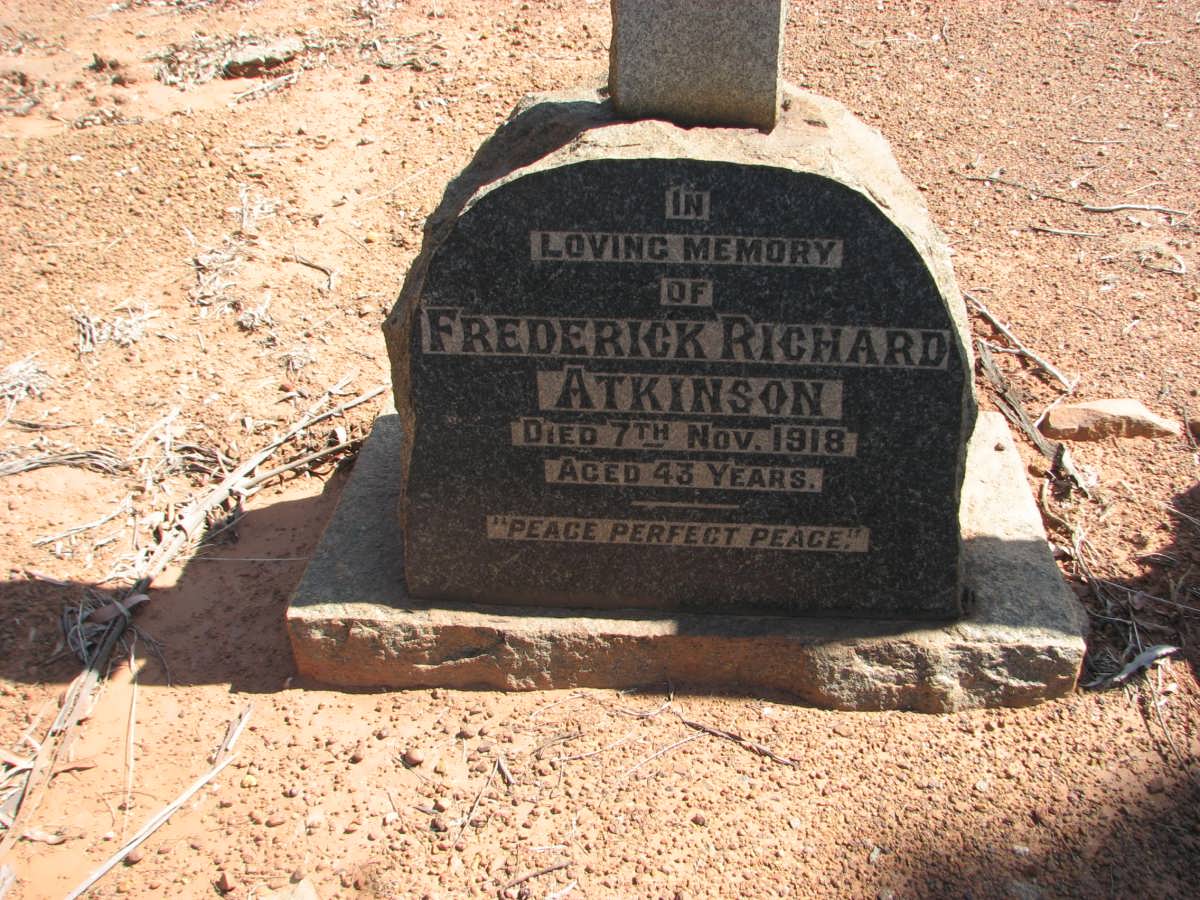 ATKINSON Frederick Richard -1918