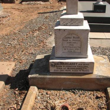 BUSH James -1910 &amp; Margaret -1929