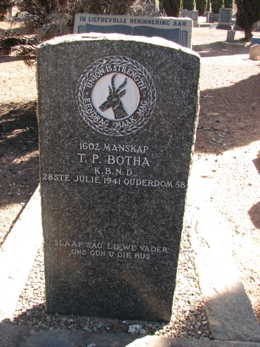 BOTHA T.P. -1941
