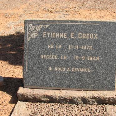 CREUX Etienne E. 1872-1949