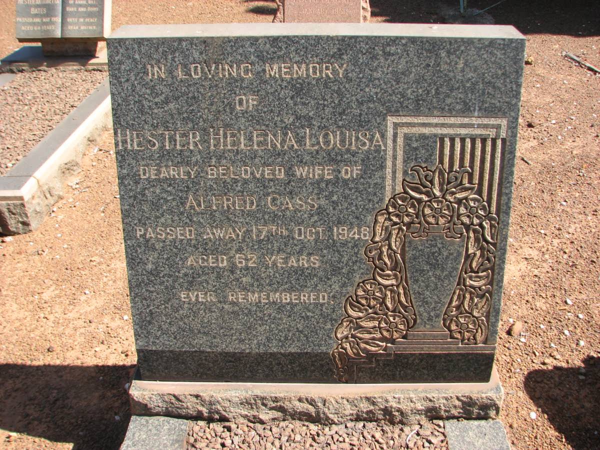 CASS Hester Helena Louisa -1948
