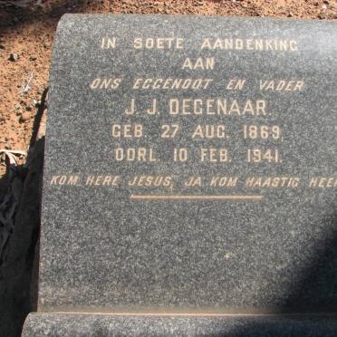 DEGENAAR J.J. 1869-1941