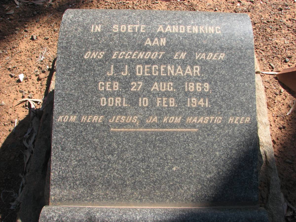 DEGENAAR J.J. 1869-1941