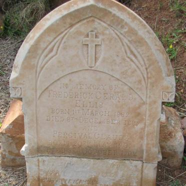 ELLIS Frederick Gerald 1889-1889 :: ELLIS Percival Claude 1901-1902