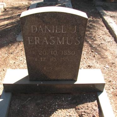 ERASMUS Daniel J. 1880-1952