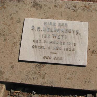 GELDENHUYS S.H. nee DE WET 1912-1935
