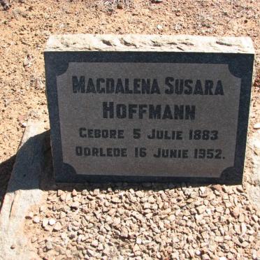 HOFFMANN Magdalena Susara 1883-1952