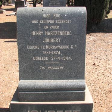 JOUBERT Henry Hartzenberg 1874-1944