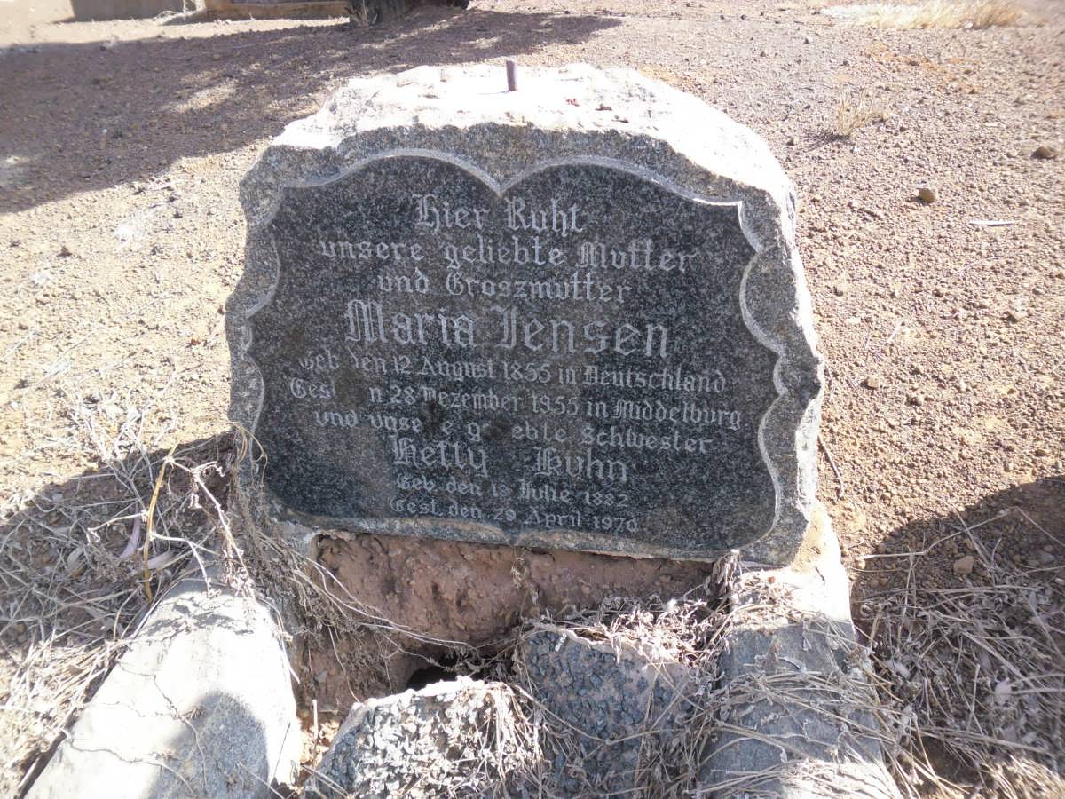 JENSEN Maria 1855-1955 :: KUHN Hetty 1882-1970