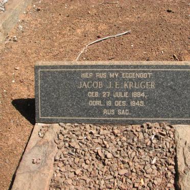 KRUGER Jacob J.E. 1884-1945