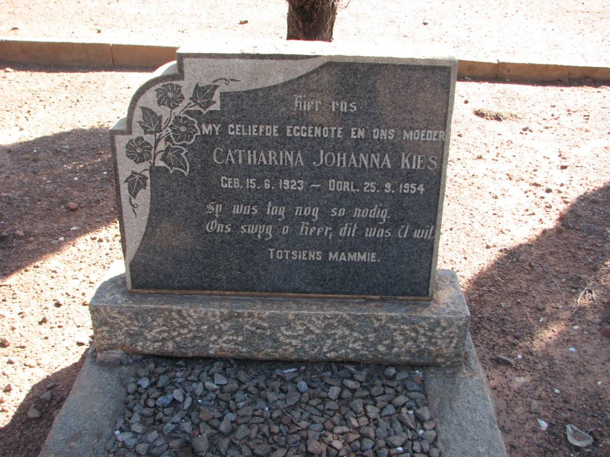 KIES Catharina Johanna 1923-1954