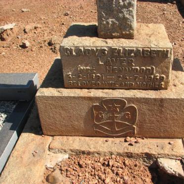 LAVER Gladys Elizabeth nee HENWOOD 1891-1939