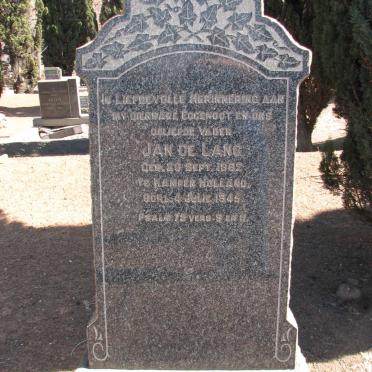 LANG Jan, de 1862-1945