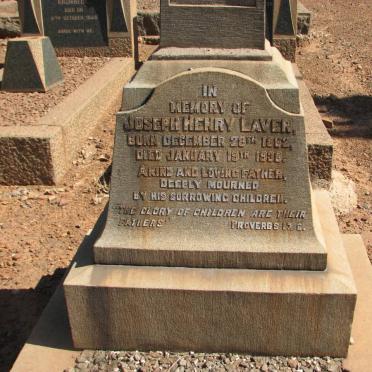 LAVER Joseph Henry 1862-1938