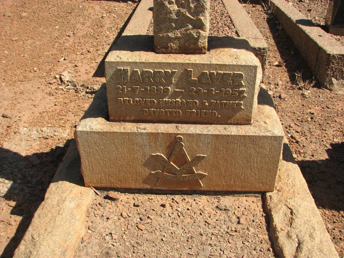 LAVER Harry 1889-1957