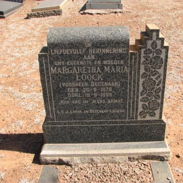 LOOCK Margaretha Maria formerly DEGENAAR 1878-1959
