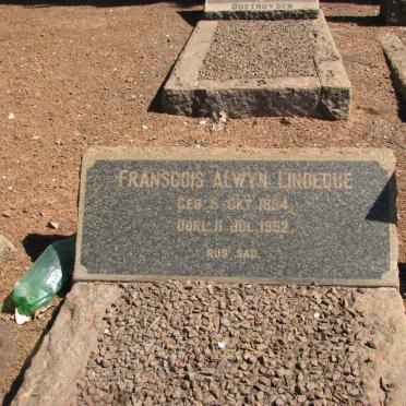 LINDEQUE Franscois Alwyn 1884-1952